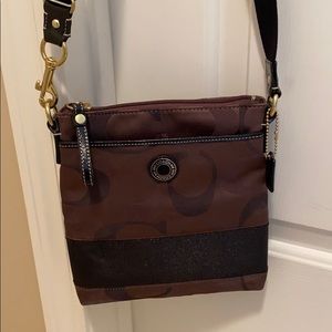 Coach brown crossbody